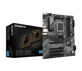 GIGABYTE B760 DS3H / B760 / LGA 1700 / 4x DDR5 / 4x SATA III / 6x USB / 4x PCIE x16 / 1x GLAN / 2x M.2 / ATX