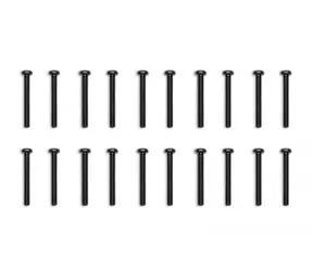 EKWB EK-Loop Phillips Head Screw Set M4x30mm - Black (20pcs)