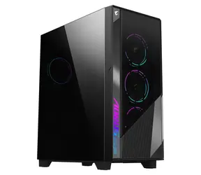 GIGABYTE AORUS C500 GLASS černá / E-ATX / 2x USB3.0 + 1x USBC3.0 / 4x 120mm / bez zdroje / průhledná bočnice 