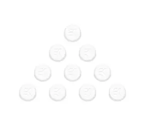 EKWB EK-Quantum Torque Plug Cover 10-Pack - White