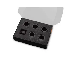 EKWB EK-Quantum Torque Compression Ring 6-Pack HDC 16 - Black
