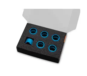 EKWB EK-Quantum Torque Compression Ring 6-Pack STC 16 - Blue