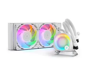 EKWB EK-Nucleus AIO CR240 Lux D-RGB vodní chlazení bílá / 550-2300 RPM / 36 dB(A) / 281 x 124 x 27mm