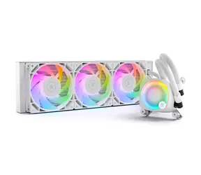 EKWB EK-Nucleus AIO CR360 Lux D-RGB white vodní chlazení / 550-2300 RPM / 36 db(A) / 400 x 124 x 27mm