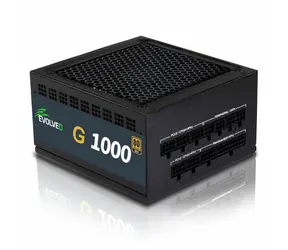 EVOLVEO G1000 PCIe 5.0 / 1000W / ATX 3.0 / 80+ GOLD / modulární kabeláž / aktivní PFC / 140 mm