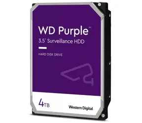 WD Purple 4TB / Interní disk / 3.5" / 256MB cache / SATA III / 3y