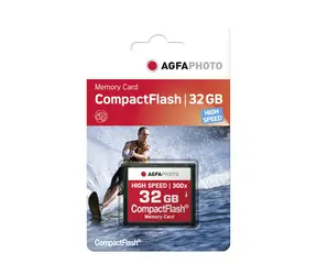 AgfaPhoto Compact Flash 300x CF 32GB / R:45 MB/s / W:25 MB/s