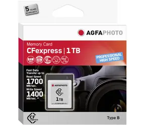 AgfaPhoto CFexpress 1TB / R:1700 MB/s / W:1400 MB/s 