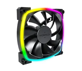Montech AX120 PWM černá / 120 mm / Hydraulic Bearing / 27 dB @ 1600 RPM / 59 CFM / ARGB / 4-pin