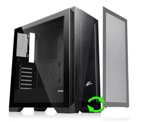 EVOLVEO Ptero Q2 černá / ATX / 2x USB 2.0 + 1x USB 3.0 / bez zdroje / průhledná bočnice