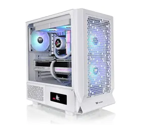 Thermaltake Ceres 330 TG ARGB bílá / E-ATX / 1x USB-C 3.2 / 2x USB-A 3.0 / bez zdroje / průhledná bočnice