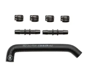 EKWB EK-Pro Tubing 10/17mm Reinforced EPDM Preformed 45°/90° - Black