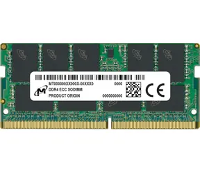 Micron 16GB (1x16GB) 3200MHz ECC / DDR4 / SO-DIMM / CL22 / 1.2V