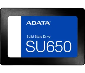 ADATA SU650 256GB / SSD / 2.5" / SATA III / čtení: 520MBps / zápis: 450MBps