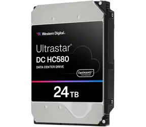 WD Ultrastar DC HC580  24TB / HDD / 3.5" SATA III / 7 200 RPM / 512MB cache / 5y