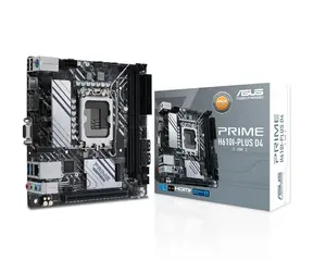 ASUS PRIME H610I-PLUS D4-CSM / H610 / LGA 1700 / 2x DDR4 / PCIEx16 / 1x GLAN / mini-ITX 