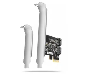 AXAGON PCES-SJ2, PCIe řadič - 2x interní SATA 6G port, JMB582, SP & LP