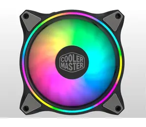 Cooler Master MasterFan MF120 HALO ARGB šedá 3ks / 120 mm / Two Ball Bearing / 30 dB @ 1800 RPM / 4-pin + 3-pin RGB