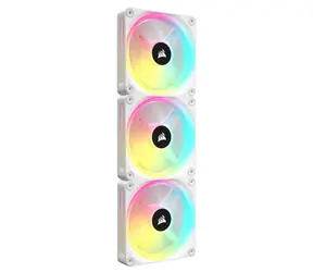 Corsair iCUE LINK QX120 RGB 120mm bílá 3 ks / Hub / Magnetic Dome Bearing / 400-2400RPM / 63.1CFM 