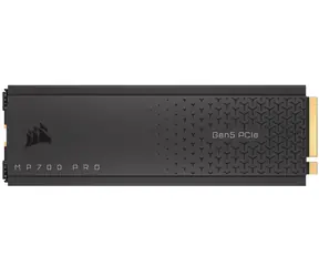 Corsair MP700 Pro 2TB / M.2 2280 / PCIe Gen5 / čtení: 12400MBps / zápis: 11800MBps / MTBF: 1.6mh / chladič