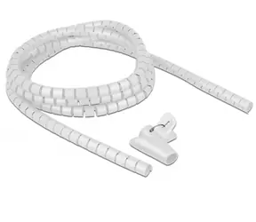 DeLock Spirálová hadice na kabel 2.5m x 15mm bílá