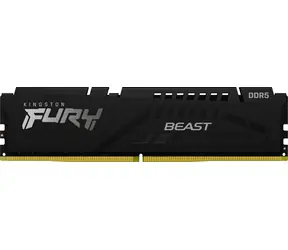 Kingston Fury Beast Black 8GB (1x 8GB) DDR5 6000MHz / CL30 / DIMM / On-Die ECC / EXPO / 1.35V