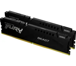 Kingston Fury Beast Black 64GB (2x 32GB) DDR5 6000MHz / CL30 / DIMM / On-Die ECC / EXPO / 1.35V