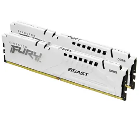 Kingston Fury Beast White 32GB (2x 16GB) DDR5 6000MHz / CL30 / DIMM / On-Die ECC / EXPO / 1.35V