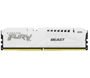 Kingston Fury Beast White 16GB (1x 16GB) DDR5 6400MHz / CL32 / DIMM / On-Die ECC / EXPO / 1.4V 