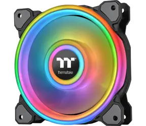 THERMALTAKE Riing Quad 14 RGB Radiator černá / Ventilátor / 140 mm / Hydraulic Bearing / 1400 RPM @ 26.1 dB / 60.17 CFM 