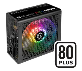 THERMALTAKE Smart RGB 600W černá / ATX / 600W / 120mm ventilátor / 80PLUS / nemodulární