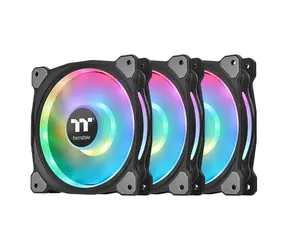 THERMALTAKE Riing Duo 12 RGB černá 3ks / Ventilátor / 120 mm / Hydraulic Bearing / 1500 RPM @ 23.9 dB / 42.45 CFM 