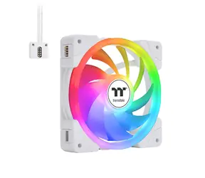 THERMALTAKE SWAFAN EX14 ARGB bílá 3ks / Ventilátor / 140 mm / Hydraulic Bearing / 2000 RPM @ 38.8 dB / 81.6 CFM