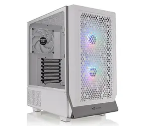 THERMALTAKE Ceres 300 TG ARGB bílá / E-ATX / 1x USB-C 3.2 / 2x USB-A 3.0 / bez zdroje / průhledná bočnice