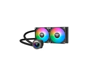 THERMALTAKE TH240 V2 ARGB černá / AIO vodní chladič CPU / 2x 120 mm / 2000 RPM @ 25.8 dB / 57.05 CFM