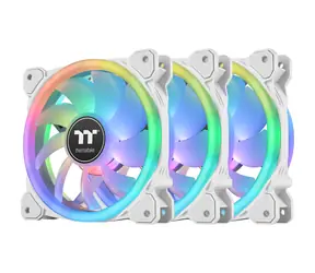 THERMALTAKE SWAFAN 14 RGB Radiator bílá 3ks / Ventilátor / 140 mm / Hydraulic Bearing / 2000 RPM @ 40.5 dB / 77.6 CFM