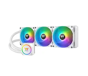 THERMALTAKE TH360 ARGB bílá / AIO vodní chladič CPU / 3x 120 mm / 1500 RPM @ 28.2 dB / 59.28 CFM