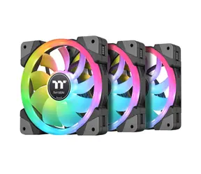 THERMALTAKE SWAFAN EX12 RGB šedá 3ks / Ventilátor / 120 mm / Hydraulic Bearing / 2000 RPM @ 32.5 dB / 57.11 CFM