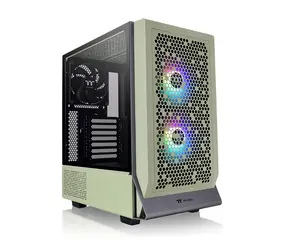THERMALTAKE Ceres 300 TG ARGB zelená / E-ATX / 1x USB-C 3.2 / 2x USB-A 3.0 / bez zdroje / průhledná bočnice
