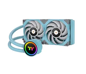 THERMALTAKE Toughliquid 240 ARGB modrá / AIO vodní chladič CPU / 2x 120 mm / 2000 RPM @ 22.3 dB / 58.35 CFM