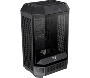 THERMALTAKE The Tower 300 černá / micro ATX / 1x USB-C 3.2 / 2x USB-A 3.0 / bez zdroje / průhledná bočnice 