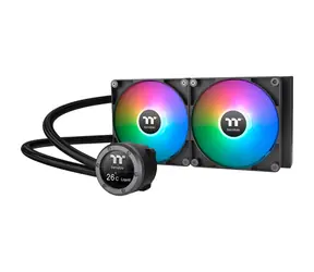 THERMALTAKE TH280 V2 Ultra ARGB černá / AIO vodní chladič CPU / 2x 140 mm / 1800 RPM @ 34.7 dB / 84.32 CFM