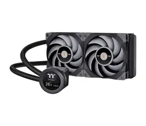 THERMALTAKE Toughliquid Ultra 240 B šedá / AIO vodní chladič CPU / 2x 120 mm / 2500 RPM @ 28.1 dB / 72.69 CFM