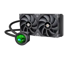 THERMALTAKE Toughliquid Ultra 280 šedá / AIO vodní chladič CPU / 2x 140 mm / 2000 RPM @ 33.2 dB / 119.1 CFM