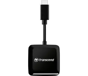 Transcend RDC3 čtečka paměťových karet černá / USB-C 3.1 Gen 1 / SDXC / microSDXC / CompactFlash / UHS-I