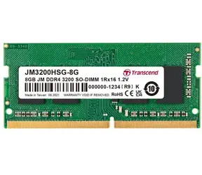 Transcend JetRam 8GB (1x8GB) 3200MHz / SODIMM / DDR4 / CL22 / 1.2V / 1Rx16