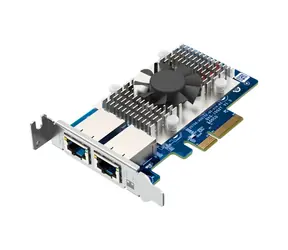 QNAP QXG-10G2T / Rozšiřující karta / PCIe 3.0 x4 / 2x NBASE-T (RJ45)