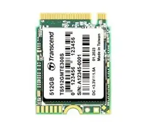 Transcend MTE300S 512GB / M.2 2230 Gen 3 / RW: 2000/1100 MBps / IOPS: 90K/190K / MTBF 2.0mh / 3y