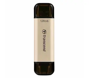 Transcend JetFlash 930C 512GB zlatá / Flash Disk / USB-A/C 3.2 Gen 1 / R: 420MBs / W: 400MBs 