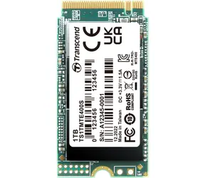 Transcend MTE400S 1TB / M.2 2242 Gen 3 / RW: 2000/1700 MBps / IOPS: 102K/275K / MTBF 2.0mh / 5y